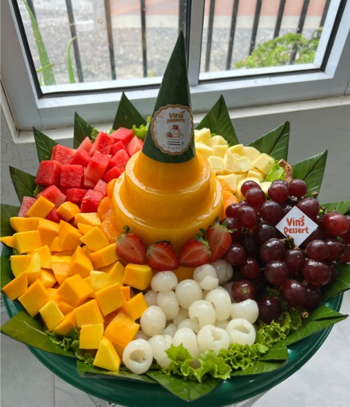 Puding Tumpeng Buah Medium